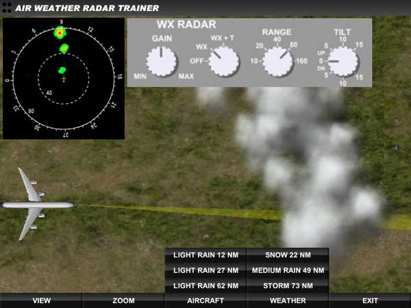 Air Weather Radar Trainer
